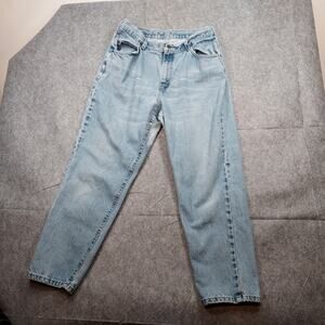 Vtg Lee Original Mom Jeans Size 14P 32X28 Classic Casual Hipster Minimalist